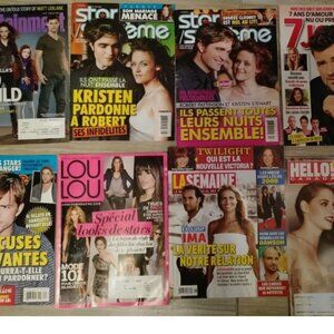 LOT of TWILIGHT magazines & clippings Robert Pattinson Kristen Stewart